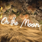 On the moon Neon Sign